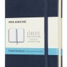 Блокнот Moleskine Classic 9 х 14 см в крапку сапфір
