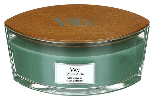 Ароматична свіча WoodWick Ellipse Sage & Myrrh 453 г