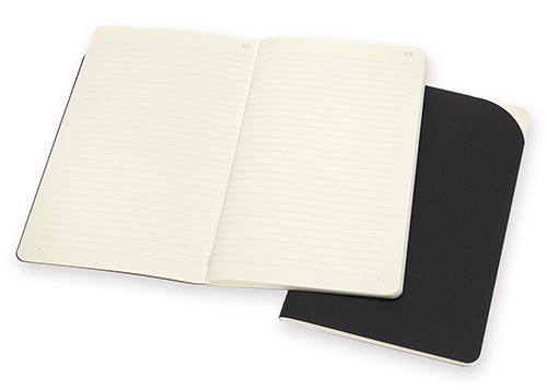 Набір зошитів Moleskine Paper Tablet Cahier середній 13 х 21 см в лінію чорний