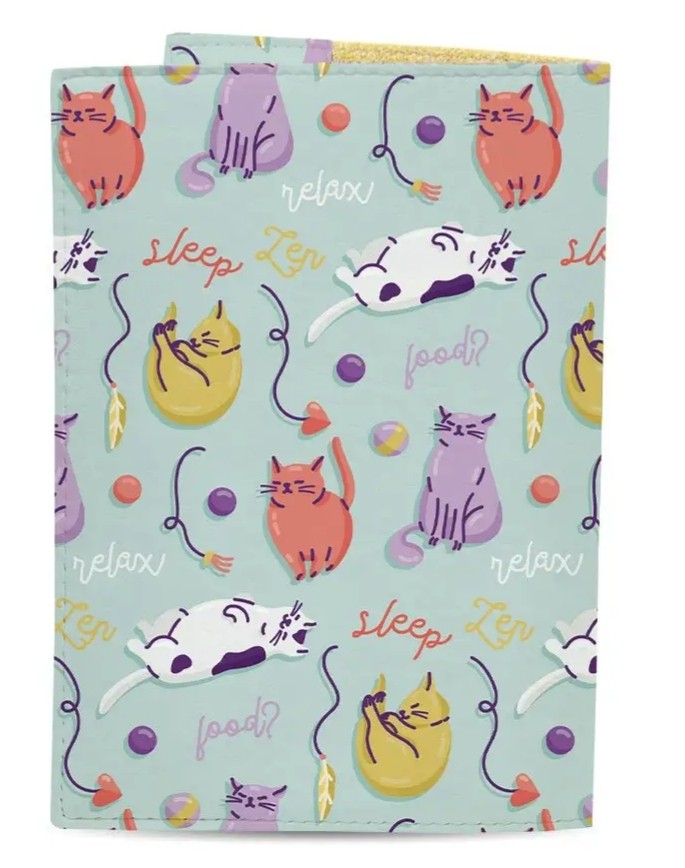 Обкладинка для паспорта Just Cover Котопаспорт