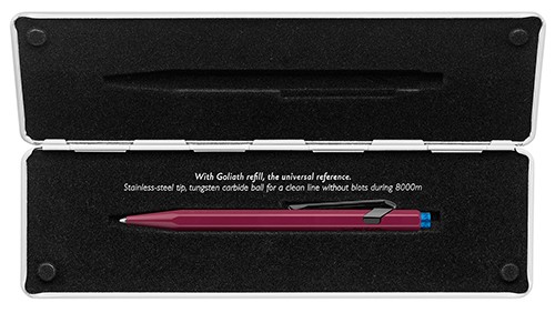 Ручка Caran d'Ache 849 Claim Your Style бургунді + бокс 