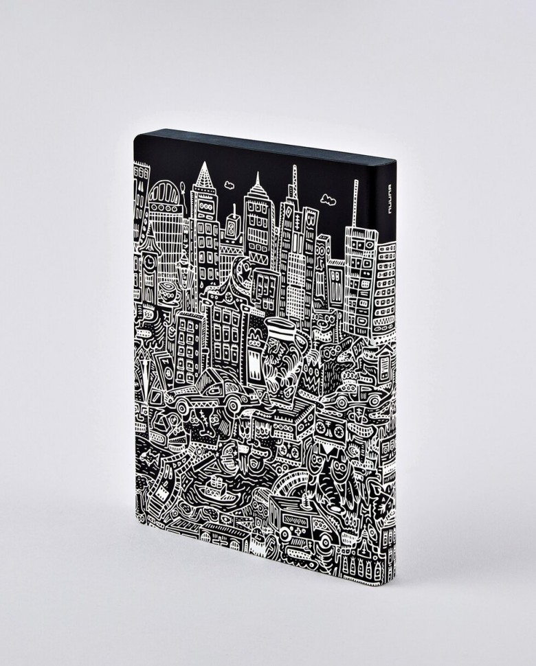 Блокнот Nuuna Graphic Frankfurt 16,5 х 22 см в крапку 