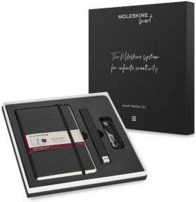 Набір Moleskine Smart Writing Set Ellipse (Smart Pen + Paper Tablet чорний в крапку)