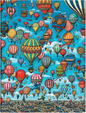 Блокнот Paperblanks П'єр і Місто Лабіринтів Фестиваль Повітряних Куль Flexi середній 12 х 17,5 см нелінований