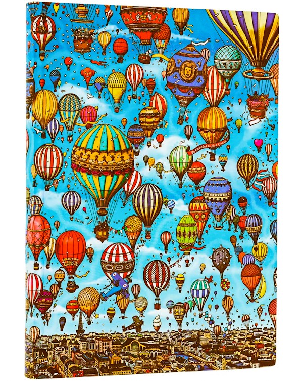 Блокнот Paperblanks П'єр і Місто Лабіринтів Фестиваль Повітряних Куль Flexi середній 12 х 17,5 см нелінований