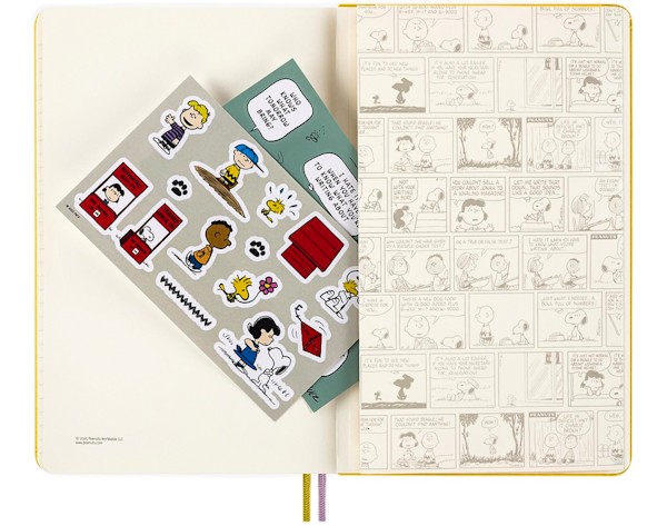 Блокнот Moleskine Peanuts Patty середній 13 х 21 см в лінію жовтий