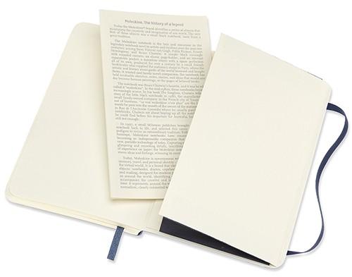 Блокнот Moleskine Classic 9 х 14 см в крапку сапфір м'який