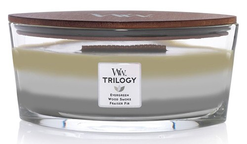 Ароматична свіча WoodWick Ellipse Trilogy Mountain Trail 453 г