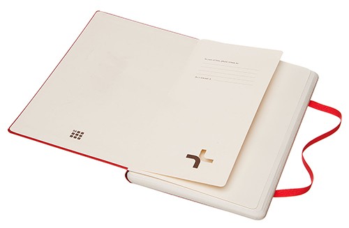 Блокнот Moleskine Paper Tablet середній 13 х 21 см в лінію червоний 