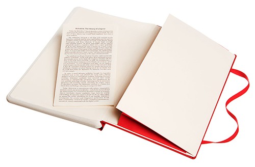 Блокнот Moleskine Paper Tablet середній 13 х 21 см в лінію червоний 