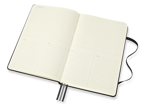 Планер Moleskine PRO Project Planner середній 13 х 21 см чорний 