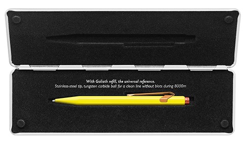 Ручка Caran d'Ache 849 Claim Your Style жовта + бокс 