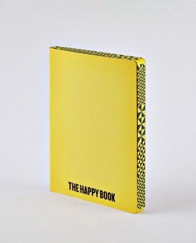 Блокнот Nuuna Graphic Happy Book by Stefan Sagmeister 16,5 х 22 см в крапку 