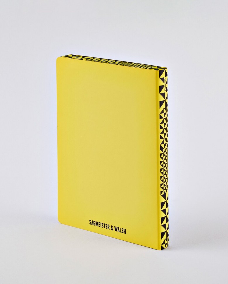 Блокнот Nuuna Graphic Happy Book by Stefan Sagmeister 16,5 х 22 см в крапку 