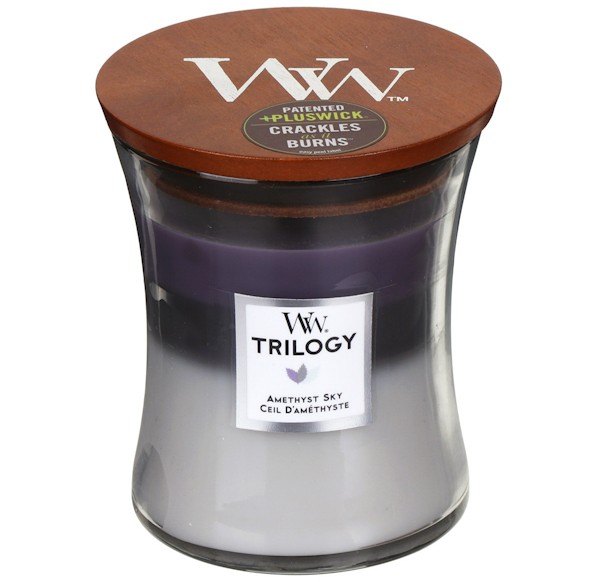 Ароматична свіча WoodWick Medium Trilogy Amethyst Sky 275 г