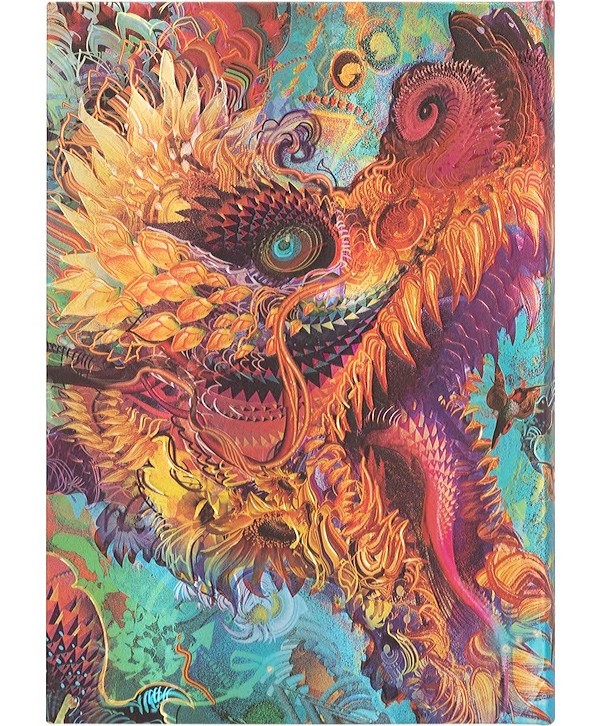 Блокнот Paperblanks Співаючий Дракон середній 13 х 18 см нелінований