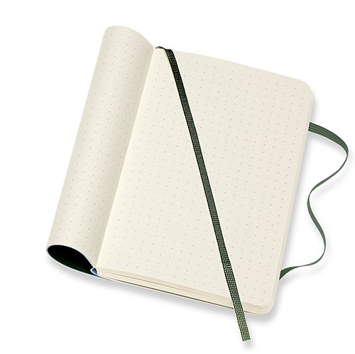 Блокнот Moleskine Classic 9 х 14 см в крапку миртовий зелений м'який