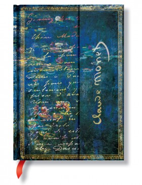 Блокнот Paperblanks Манускрипти Клод Моне Водяні Лілеї середній 13 х 18 см в лінію