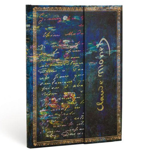 Блокнот Paperblanks Манускрипти Клод Моне Водяні Лілеї середній 13 х 18 см в лінію