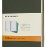 Набір зошитів Moleskine Cahier кишеньковий 9 х 14 см в лінію зелений 