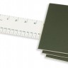 Набір зошитів Moleskine Cahier кишеньковий 9 х 14 см в лінію зелений 