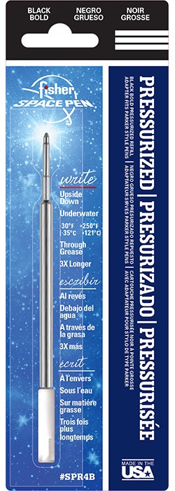 Стрижень кульковий Fisher Space Pen чорний товстий