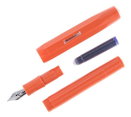Чорнильна ручка Kaweco Skyline Sport морквяна перо F (тонке)