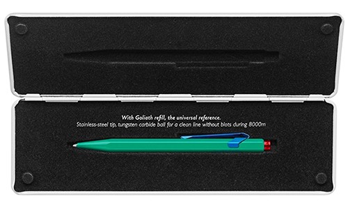 Ручка Caran d'Ache 849 Claim Your Style зелена + бокс 