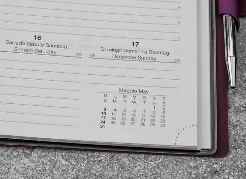 Щотижневик Mood на 2026 рік середній 15 х 21 см червоний