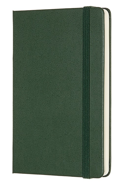 Блокнот Moleskine Classic 9 х 14 см в крапку миртовий зелений