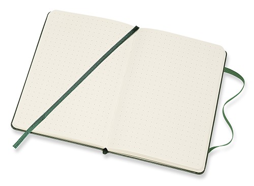 Блокнот Moleskine Classic 9 х 14 см в крапку миртовий зелений