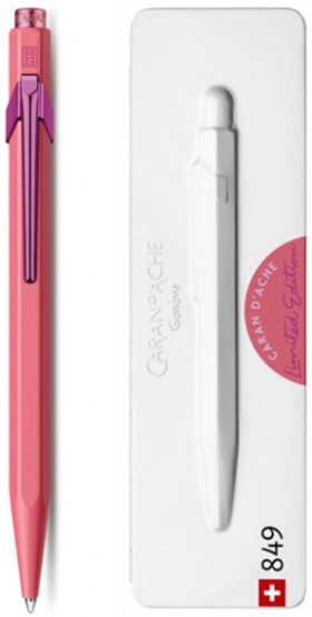 Ручка Caran d'Ache 849 Claim Your Style рожева + бокс 