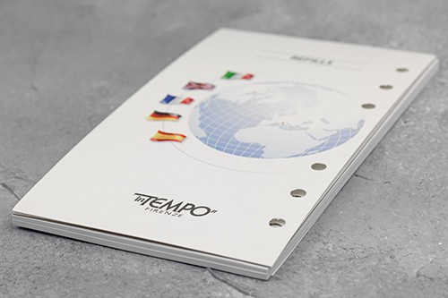 Вставка InTempo в органайзер формат Personal 9,5 х 17 см в клітинку 