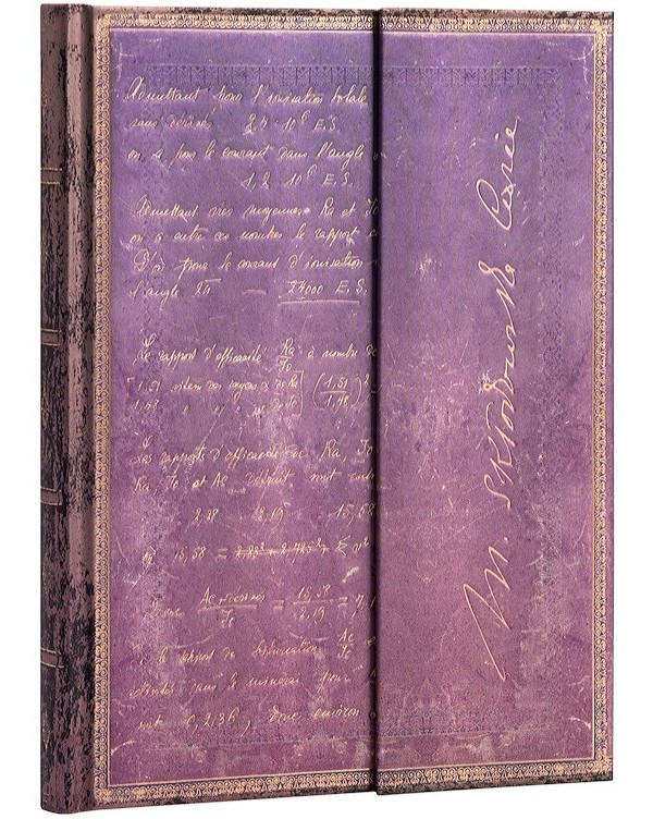 Блокнот Paperblanks Манускрипт Марія Слодовська-Кюрі великий 18 х 23 см в лінію