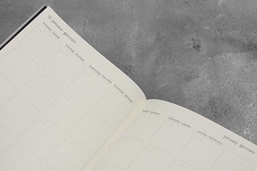 Планер Ciak середній 13 х 17 см в лінію червоний 