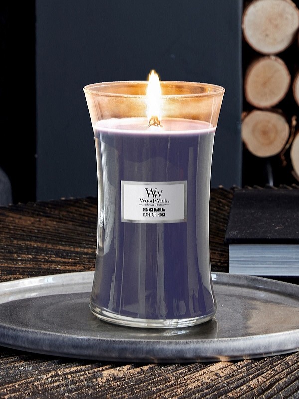 Ароматична свіча WoodWick Large Hinoki Dahlia 609 г