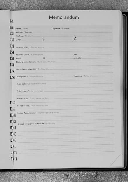 Щотижневик Mood на 2026 рік середній 15 х 21 см чорний