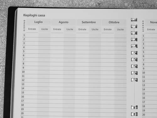 Щотижневик Mood на 2026 рік середній 15 х 21 см чорний