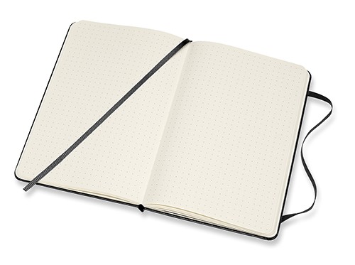 Блокнот Moleskine Classic medium 11,5 x 18 см в крапку чорний