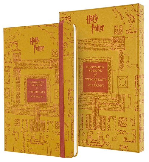 Блокнот Moleskine Harry Potter середній 13 х 21 см жовтий в боксі