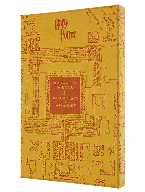 Блокнот Moleskine Harry Potter середній 13 х 21 см жовтий в боксі