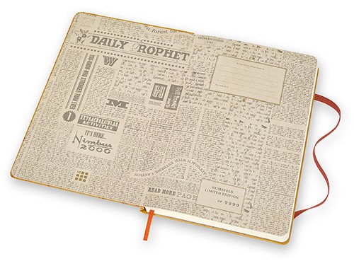 Блокнот Moleskine Harry Potter середній 13 х 21 см жовтий в боксі