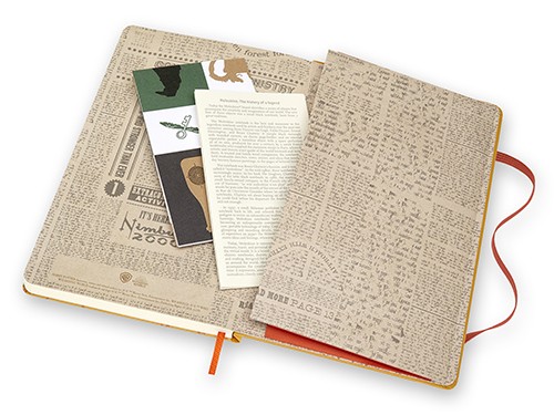 Блокнот Moleskine Harry Potter середній 13 х 21 см жовтий в боксі