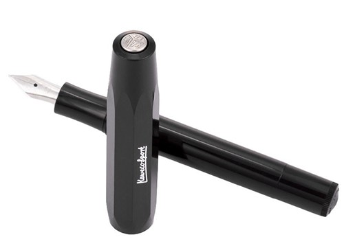 Чорнильна ручка Kaweco Skyline Sport чорна перо F (тонке) 