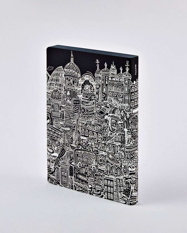 Блокнот Nuuna Graphic London 16,5 х 22 см в крапку 