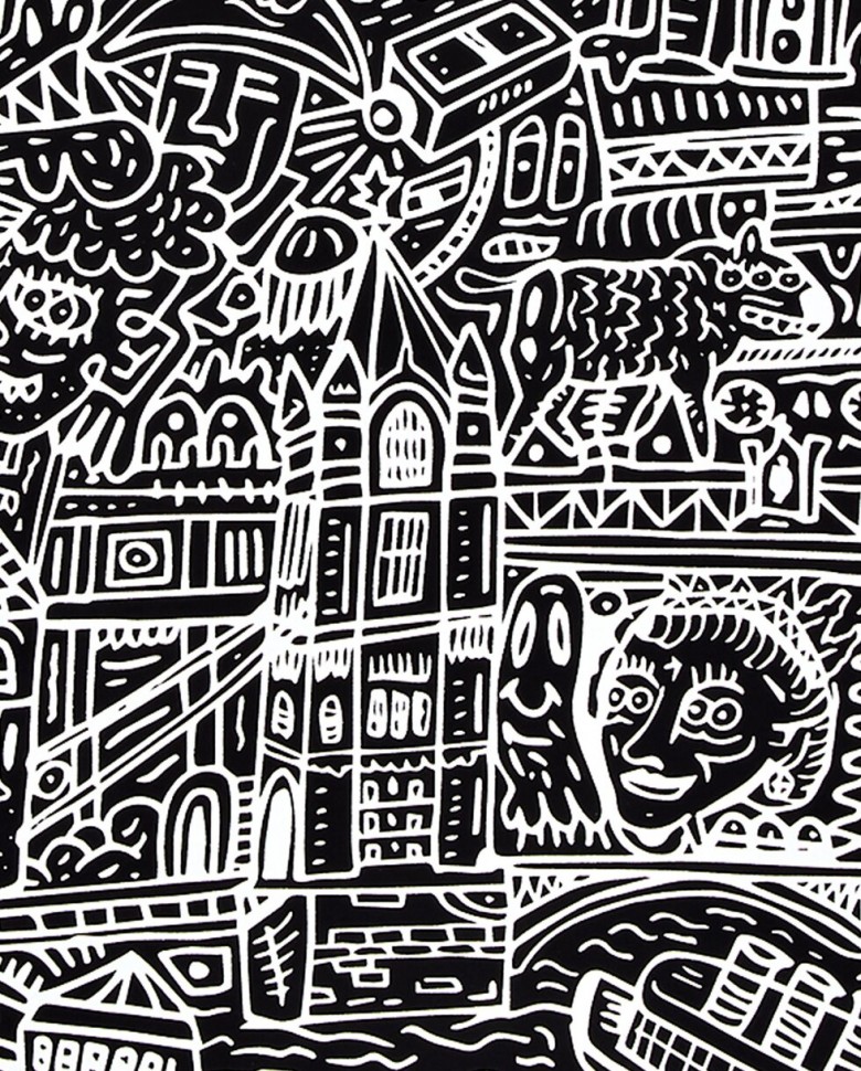 Блокнот Nuuna Graphic London 16,5 х 22 см в крапку 