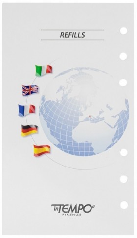 Вставка inTempo в органайзер формат Personal 9,5 х 17 см в лінію 