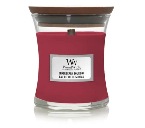 Ароматична свіча WoodWick Mini Elderberry Bourbon 85 г
