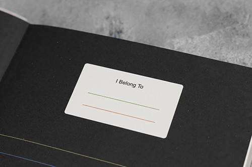 Планер Ciak середній 13 х 17 см в лінію кораловий