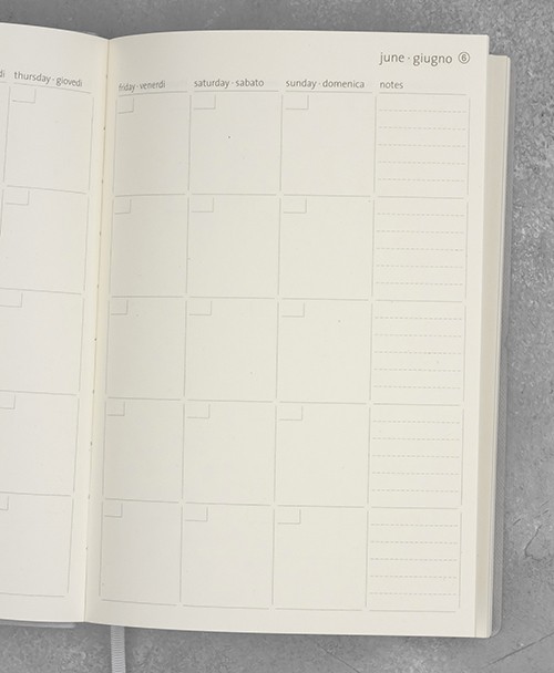 Планер Ciak середній 13 х 17 см в лінію кораловий